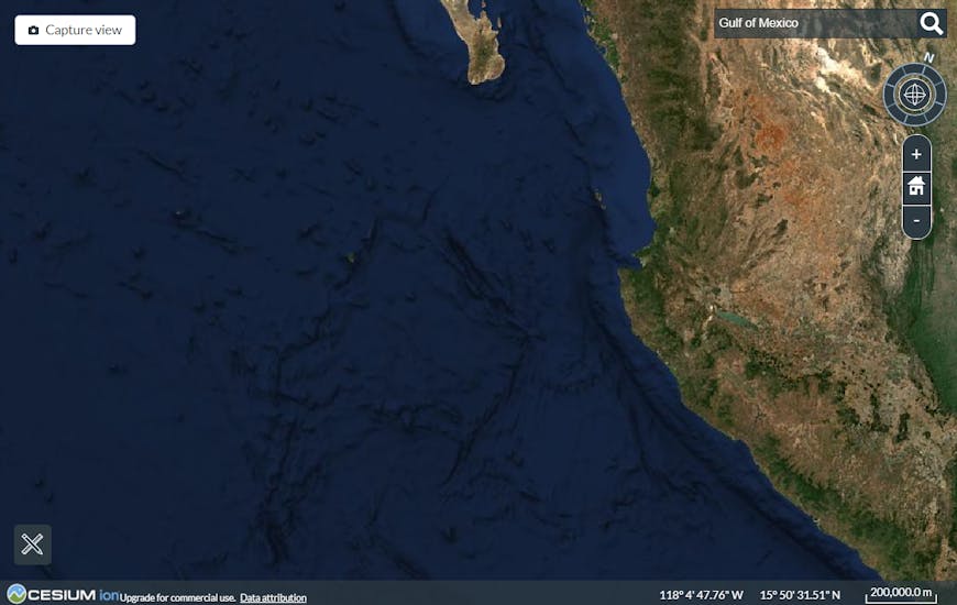 Getting started with Cesium Global Bathymetry in CesiumJS