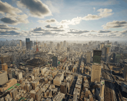 Tokyo, Japan in Cesium for Unreal