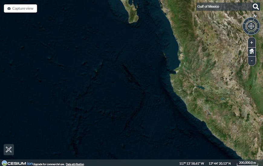 Getting started with Cesium Global Bathymetry in CesiumJS