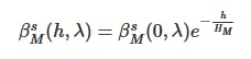 Mie scattering equation