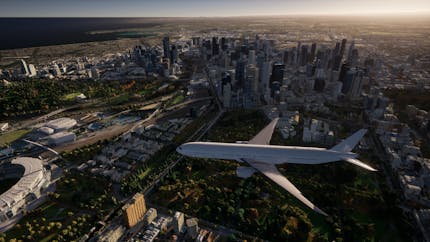 Project Anywhere airplane over Melbourne