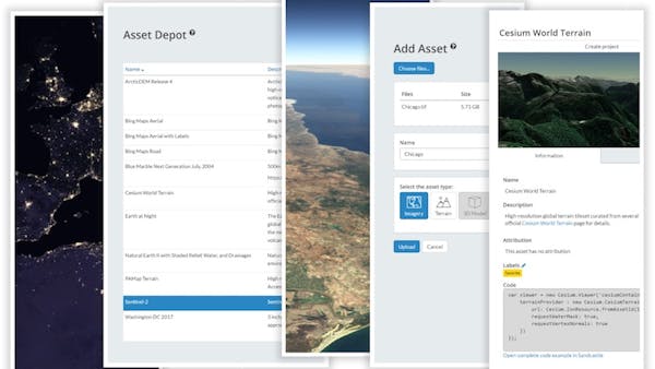 Using the Cesium ion Asset Depot to add the Cesium World Terrain asset