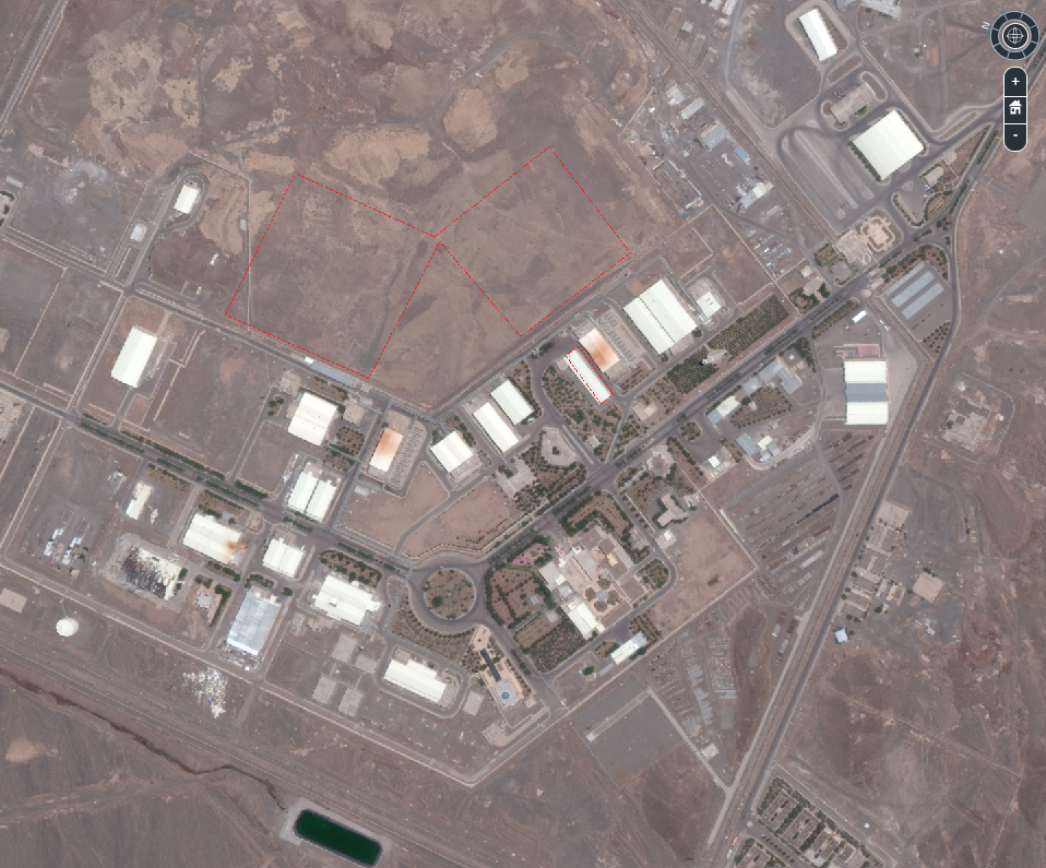 Tunneling at Natanz (Maxar SitRep Cesium Story)