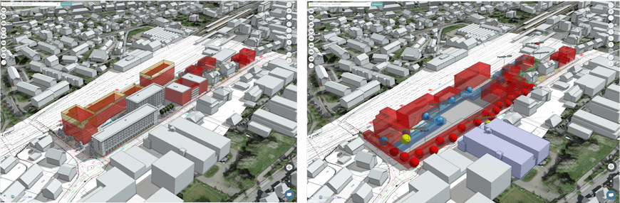 Comparing building sketches created in LUUCY