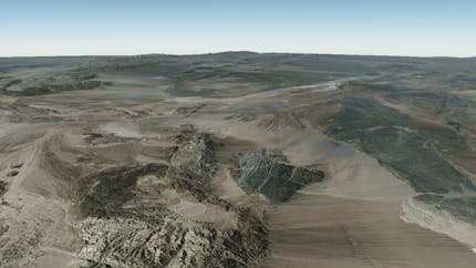Gobi Desert in CesiumJS