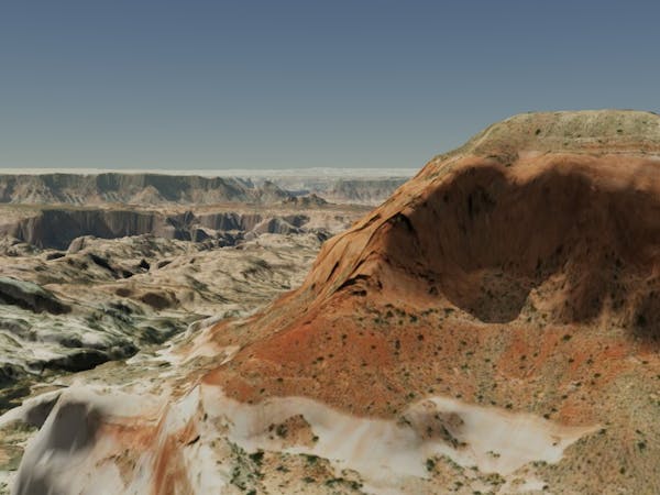 Glenn Canyon in Cesium World Terrain