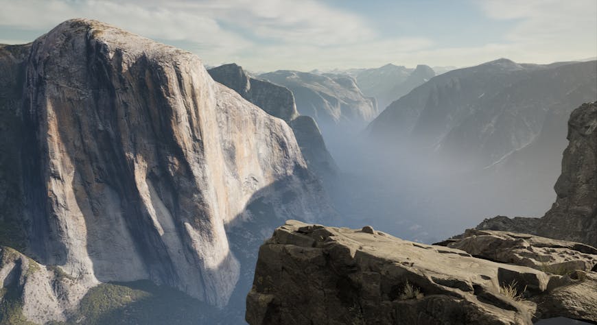 El Capitan in Cesium for Unreal with platform