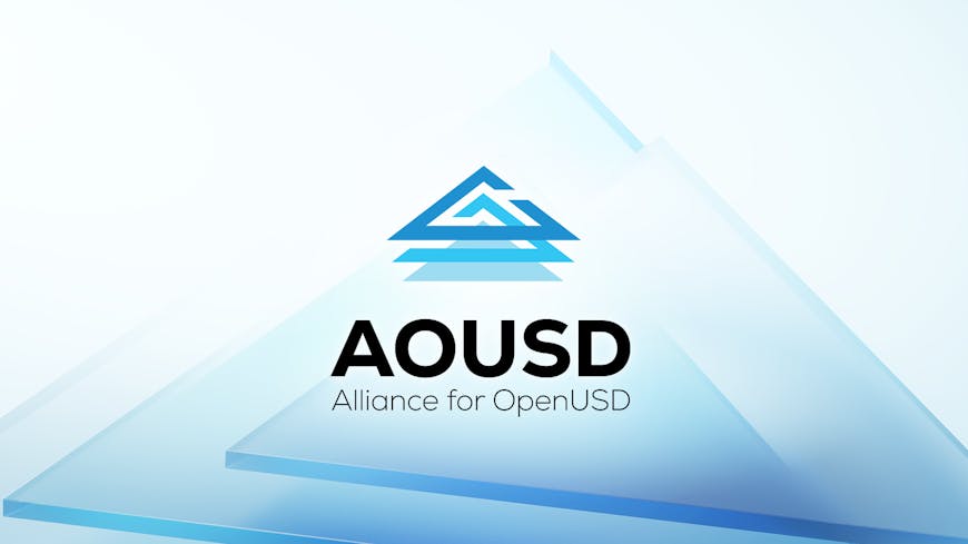 AOUSD Alliance for OpenUSD graphic