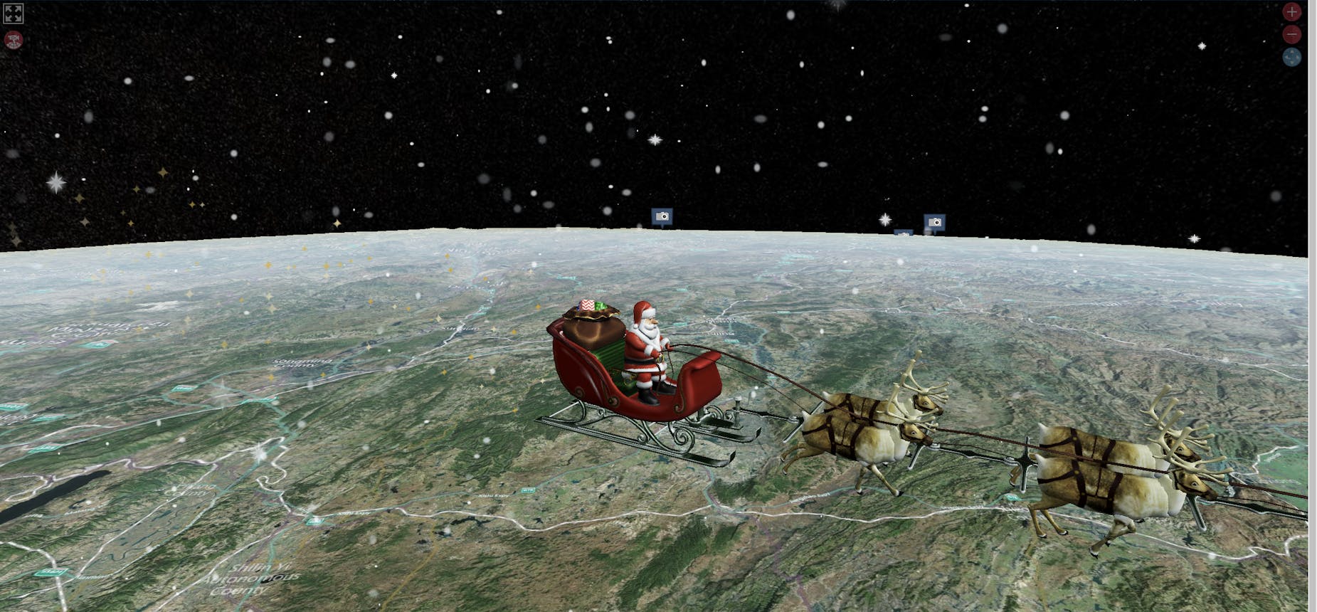 A Decade of Supporting NORAD Tracks Santa® – Cesium