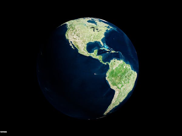 Cesium for Omniverse - The full scale WGS84 globe in Omniverse enables visualizing objects all the way from space to ground