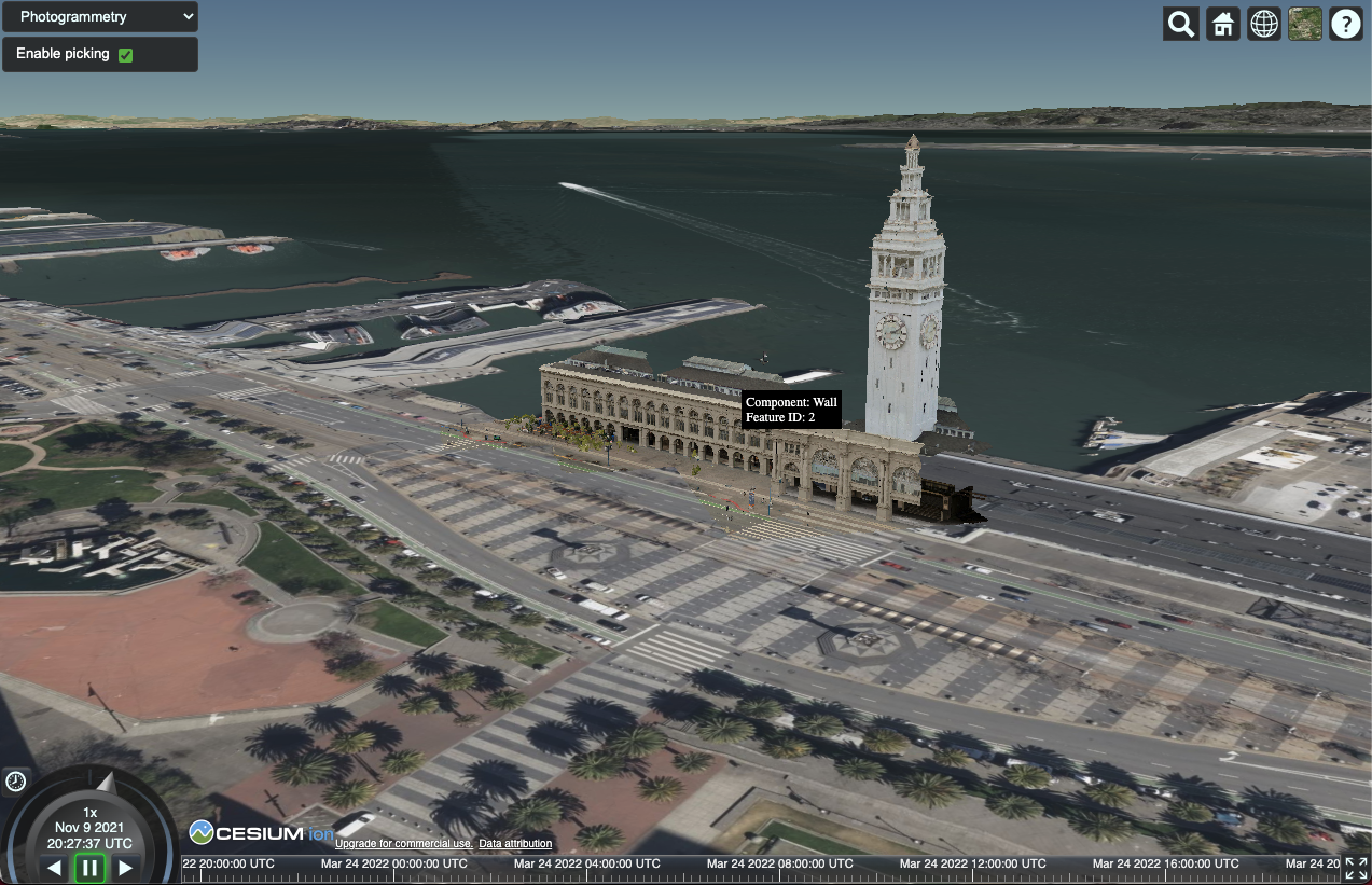 3D Tiles Next: Photogrammetry Classifcation Mission Support Demo
