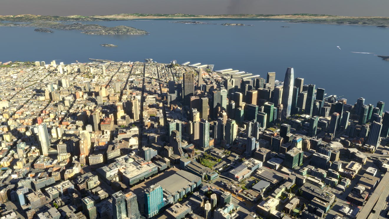 San Francisco in Cesium for Omniverse.