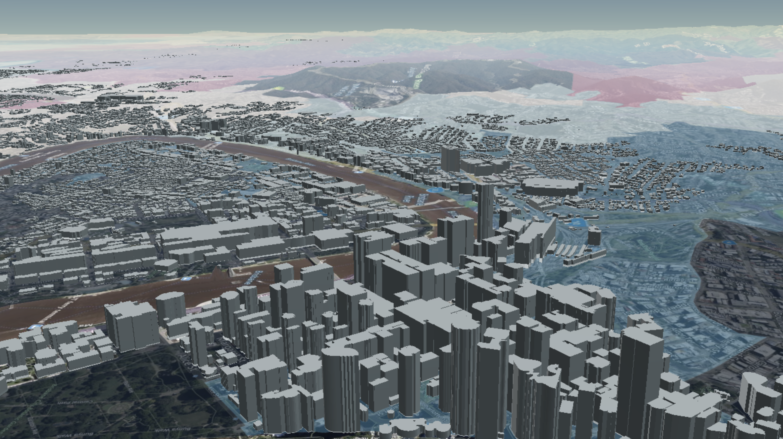 City buildings in Brisbane