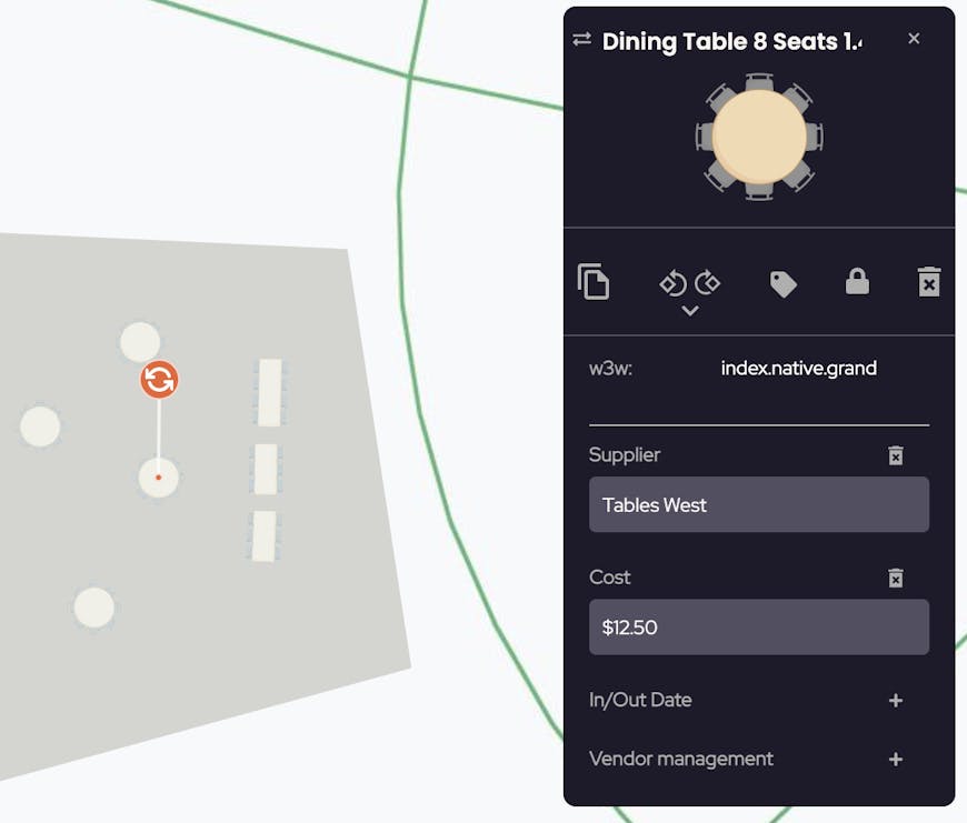 what3words location and other metadata in OnePlan