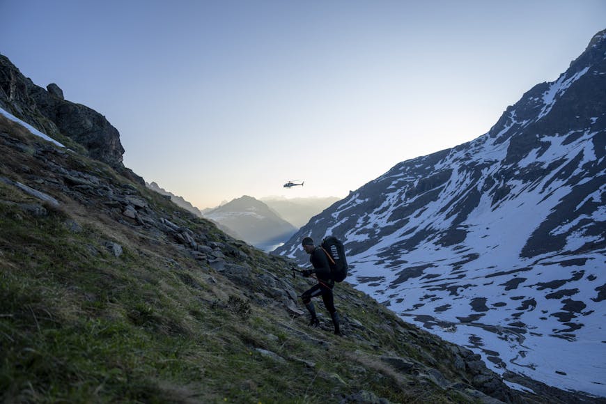 Hikers in Red Bull X-Alps