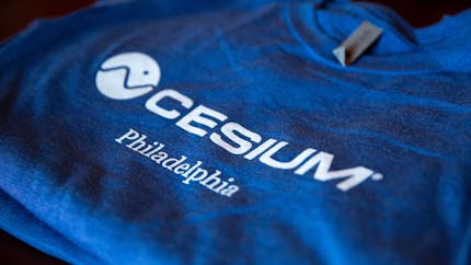 Cesium team tee shirt