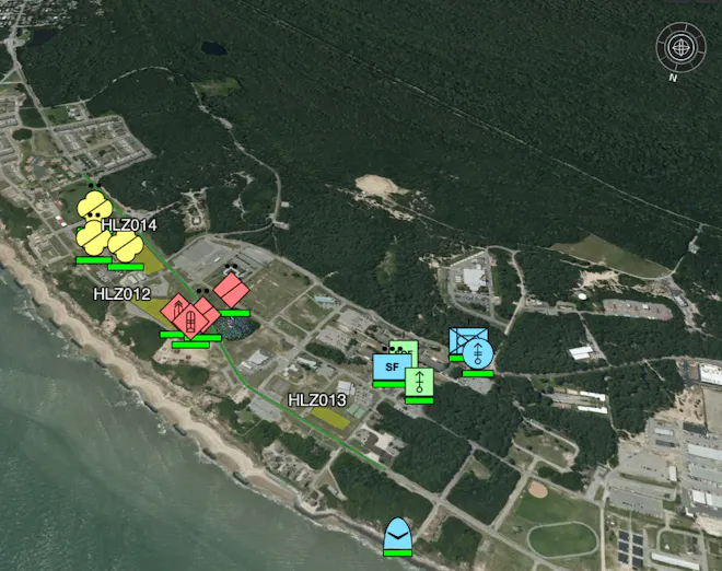 3D Common Operating Picture (COP) in Cesium