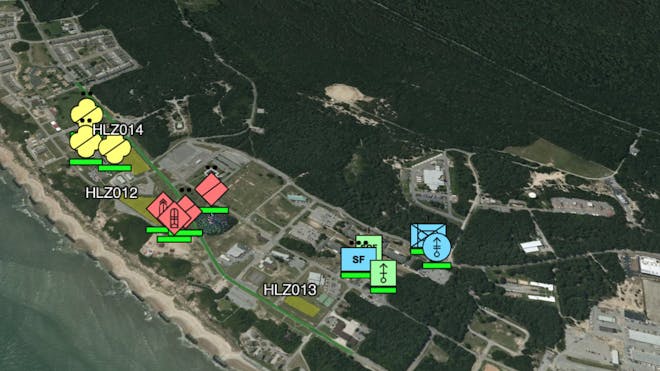 3D Common Operating Picture (COP) in Cesium