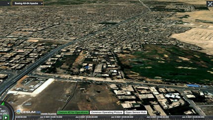 Screenshot of Cesium 4D for Operations Demo