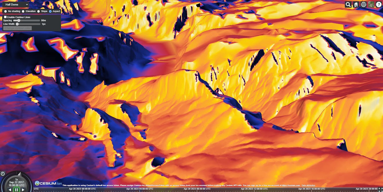 Learning Path, CesiumJS Intermediate Applications, Heat map