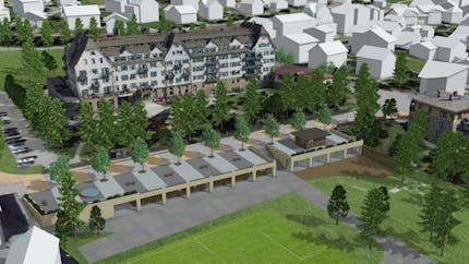 Photogrammetry model and 3D building models in LUUCY