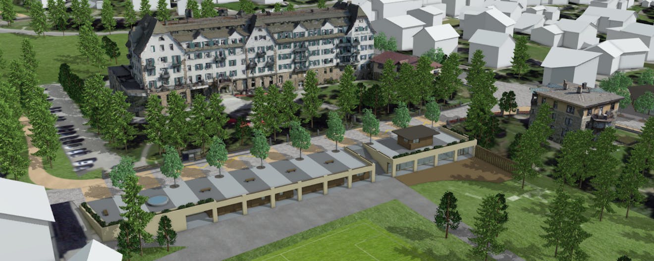 Photogrammetry model and 3D building models in LUUCY