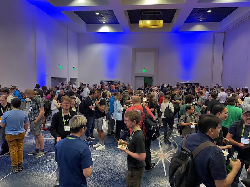 Metaverse Standards Forum reception at SIGGRAPH 2023, sponsored by Cesium