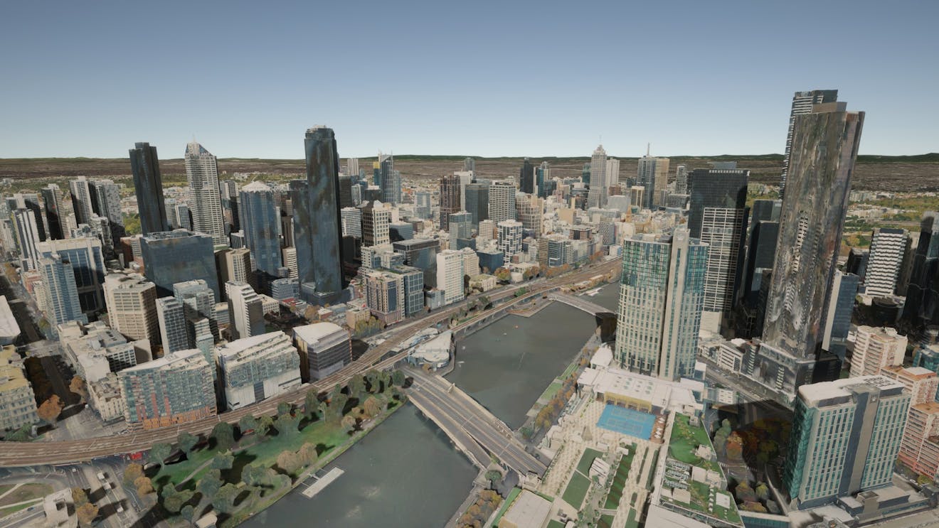 Melbourne in Cesium for Unity