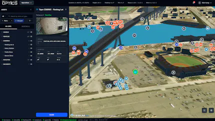 Active Digital Twin of the Port of Corpus Christi built by The Acceleration Agency with ProjectGemini’s SaaS leveraging CesiumJS