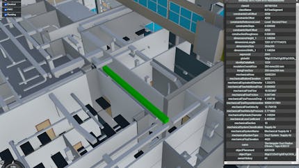 IFC attributes, property sets, and properties within 3D Tiles. Data source: BSI (2020) "Medical-Dental Test Files," buildingSMART International—accessible via GitHub.