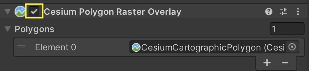 select Cesium Polygon Raster Overlay