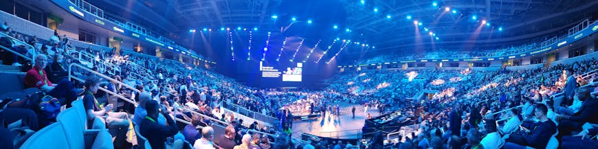 GTC 2024: Over 12,000 attendees packed the GTC keynote inside the SAP Center.