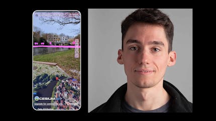 Moritz Cermann with his app navigAtoR