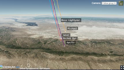 New Ascent's Mission: SubSpace tracks ChipSat locations with CesiumJS.