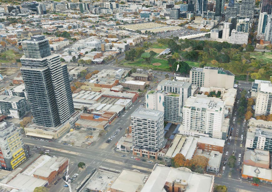 3D buildings from Melbourne in QGIS