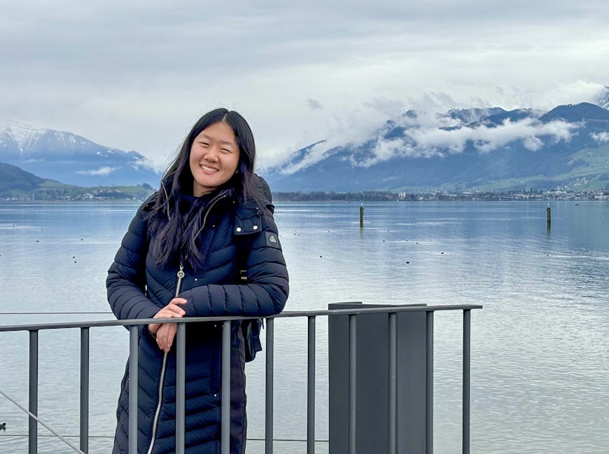 Florida-raised Yuhan embracing a new climate during an exchange semester in Switzerland.