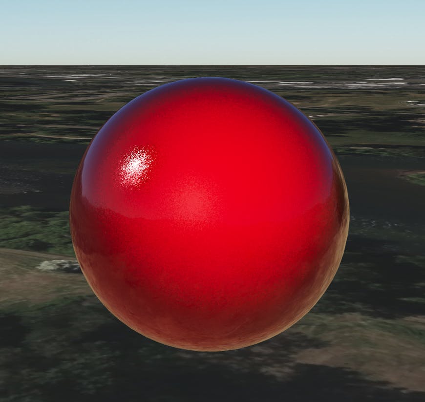 CesiumJS: PBR material glTF sample model, showcasing auto paint using the recently supported glTF extensions.