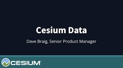 Cesium 3D Tem presentation on Cesium data. 