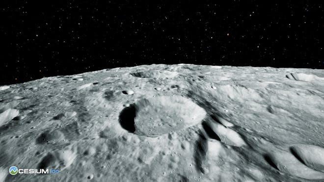 Cesium Moon Terrain