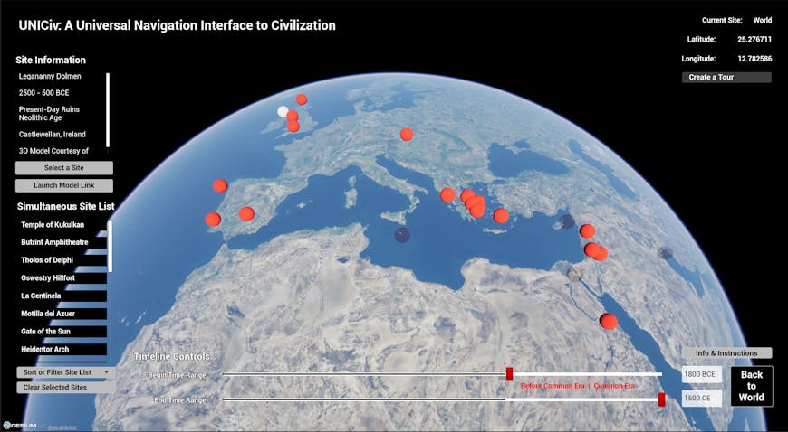 Cesium Research's Universal Navigation Interface to Civilization (UNICiv)