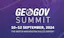 Purple background with white letters reading: GeoGov Summit, 10-12 September 2024, The Westin Washington Dulles Airport