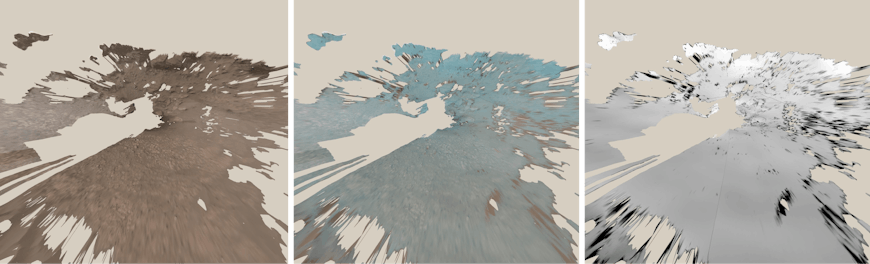 Texture overlay of Mars data in Three.js