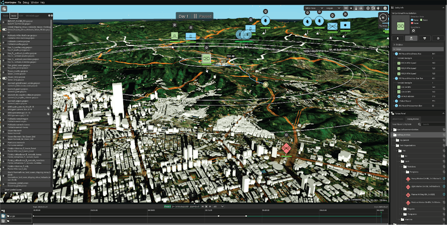 AtomEngine, Battle Road’s platform using both Godot and Cesium.