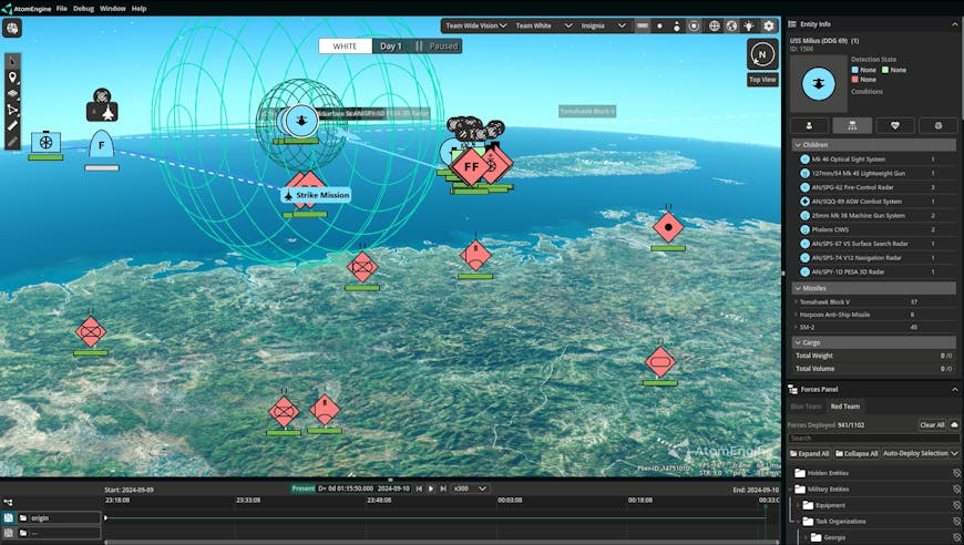 AtomEngine, Battle Road’s platform using both Godot and Cesium.