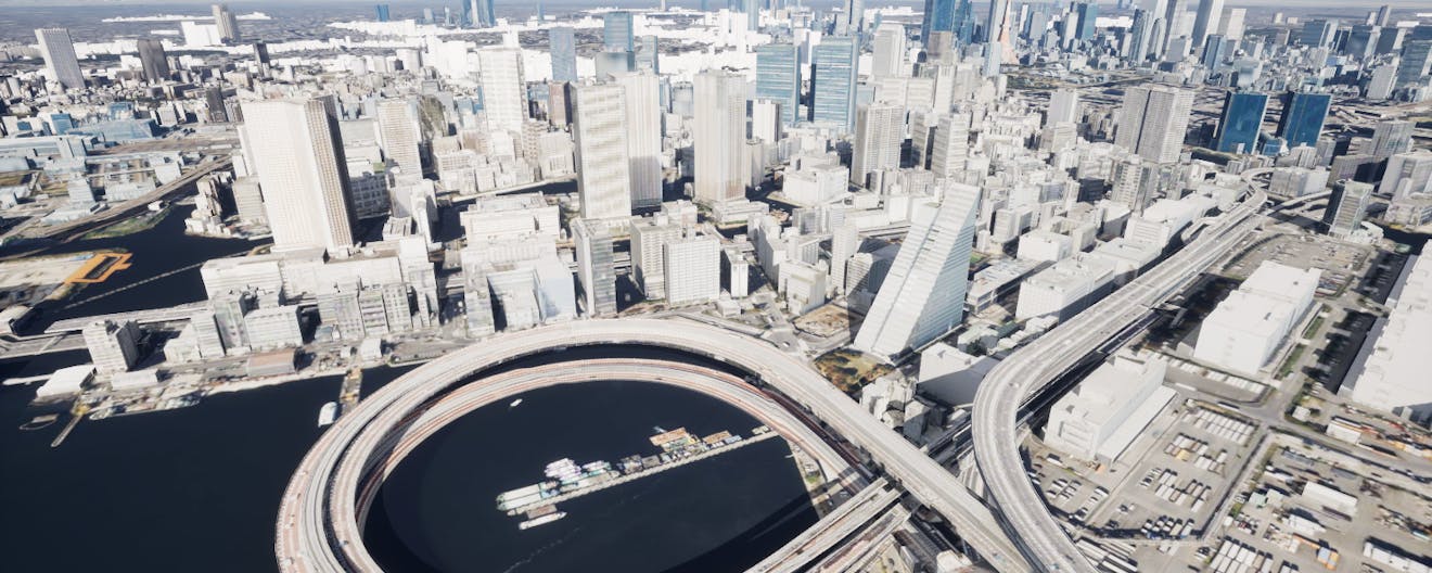 Japan 3D Buildings now includes over 2,000 bridge features.