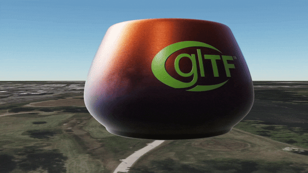 After: Pot of Coals glTF sample model. Note the more realistic specular highlight on the burnt copper surface, improved reflectivity at grazing angles, and overall increased brightness of the model.