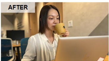 <東日本旅客鉄道株式会社様 現場で計測していた業務をPC上で実施するイメージ>
After: East Japan Railway Company uses TRANCITY and Cesium to measure and perform other tasks on a PC that previously required on-site visits. Courtesy CalTa Inc.