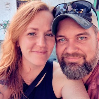 Sarah McPeak and her fiance, Ben