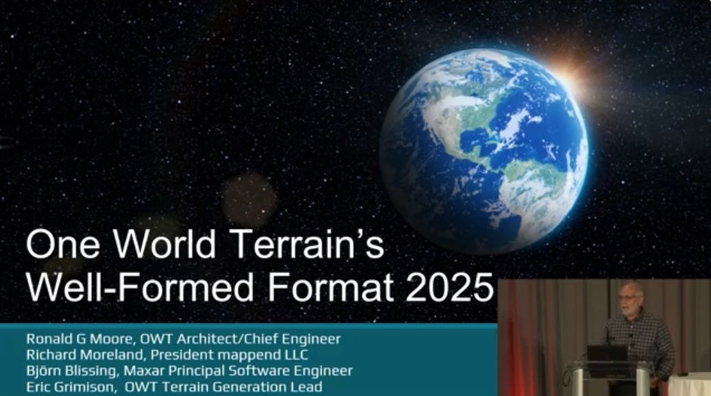 2025 Cesium Developer Conference: One World Terrain's Well Formed Format 2025