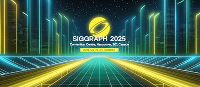 SIGGRAPH 2025. Convention Centre, Vancouver, BC, Canada. Join us 10-14 August.
